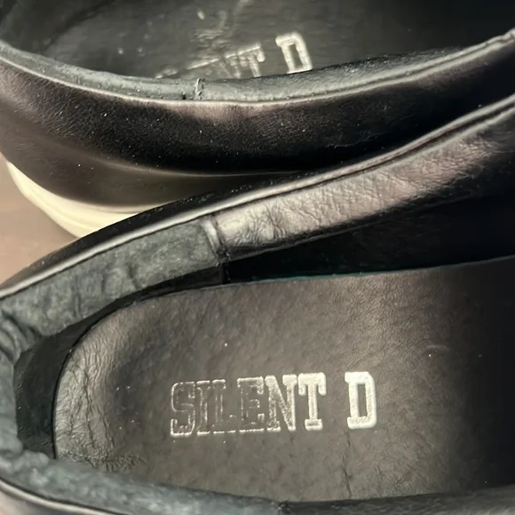 Silent D x Free People | Verges Black Leather Sneaker 39 - Picture 7 of 8